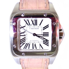 Cartier（カルティエ） サントス100MM  W20126X8 箱付き 保証書付  中古Ａ(上野店）
