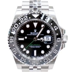 ROLEX (ロレックス) GMTマスター 腕時計 126710GRNR ブラック SS 未使用 I-112 銀座店