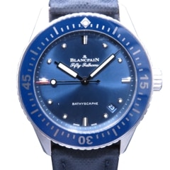 BLANCPAIN(�֥��ѥ�)/�ե��եƥ����ե����ॹ���Х���������/5100-1140-052A/�֥롼/2018.9��/���A/NAB-635��̾�Ų�Ź��