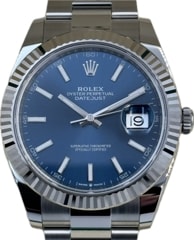 ROLEX (ロレックス) デイトジャスト41 126334 ブライトブルー SS/WG 未使用 心斎橋店 CAT-286