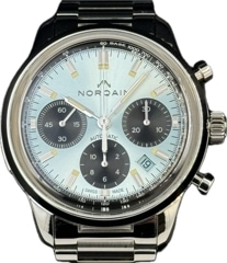 NORQAIN(ノルケイン)フリーダム60クロノ40MMリミテッドエディション アイスブルー N2201S22C/IA221/201SG 202311月 中古美品 心斎橋店 CAT-282
