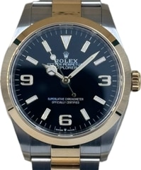 ROLEX (����å���) �������ץ����顼36 124273 �֥�å� SS/YG ������� ���ض�Ź CAT-319