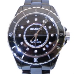 CHANEL(シャネル) J12 12Pダイヤ セラミック 2019年7月 H5702 コマ調整無 中古A UG-107 中古A 