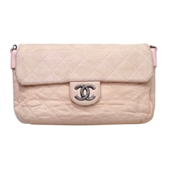 CHANEL (����ͥ�) �������󥷥������Хå� �ԥ󥯥١����� ���ѡ�����쥶�� ���B F17 ���Ź