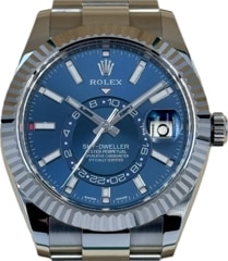 ROLEX (ロレックス) スカイドゥエラー 326934 ブライトブルー オイスター SS 中古品 心斎橋店 CAT-372
