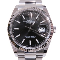 ROLEX (ロレックス) デイトジャスト36 腕時計 126234 ブラック SS/WG 未使用品 I-119 銀座店