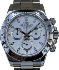 ROLEX (ロレックス) コスモグラフデイトナ 116520 ホワイト SS 中古品 心斎橋店 CAT-409