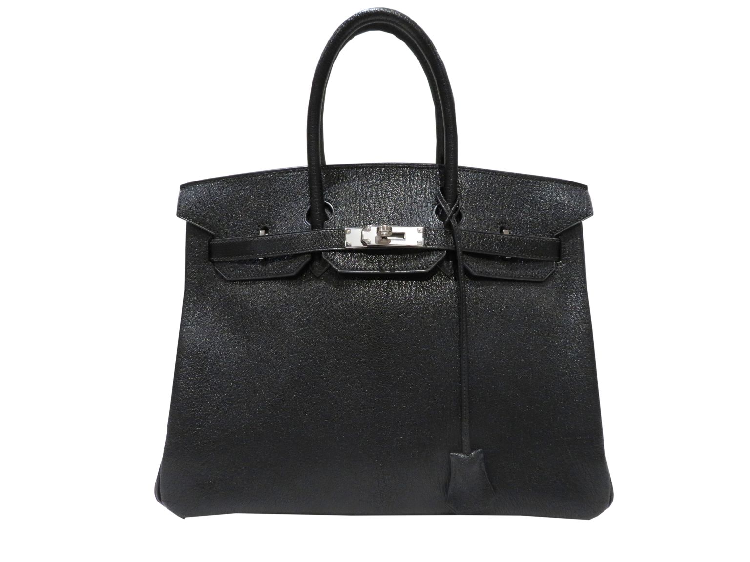 HERMES (エルメス) バーキン35 □D刻 中古美品 ブラック/SV金具 