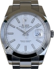 ROLEX (����å���) �ǥ��ȥ��㥹��41 126300 �ۥ磻�� ����� ���ض�Ź CAT-453