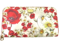 DOLCE&GABBANA (�ɥ��������ɥ��åС���) �饦��ɥե����ʡ� Ĺ���� ���� �쥶�� ������� ���Ź