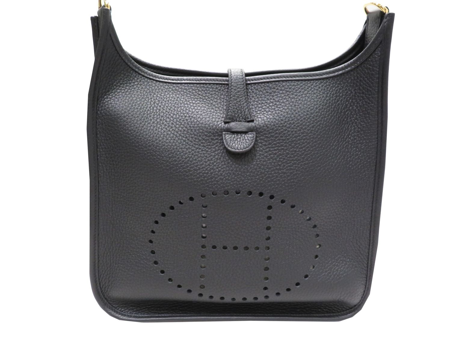 【新品未使用•正規品】W刻印HERMESエルメス　エヴリンIII 29PM HERMES (エルメス) エヴリンⅢ29(PM) ブラック(G金具) トリヨン