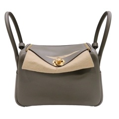 HERMES (エルメス) リンディ26 ハンドバッグ ショルダーバッグ グリメイヤー/G金具 エヴァーカラー W刻印 未使用 F201 銀座店