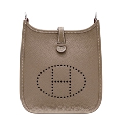 HERMES (エルメス) エヴリンTPM ショルダーバッグ エトゥープ/SV金具 トリヨン W刻印 未使用 F166 銀座店