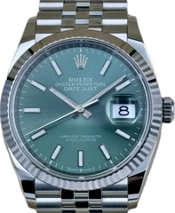 ROLEX (ロレックス) デイトジャスト36 126234 ミントグリーン SS/WG 未使用品 心斎橋店 CAT-528