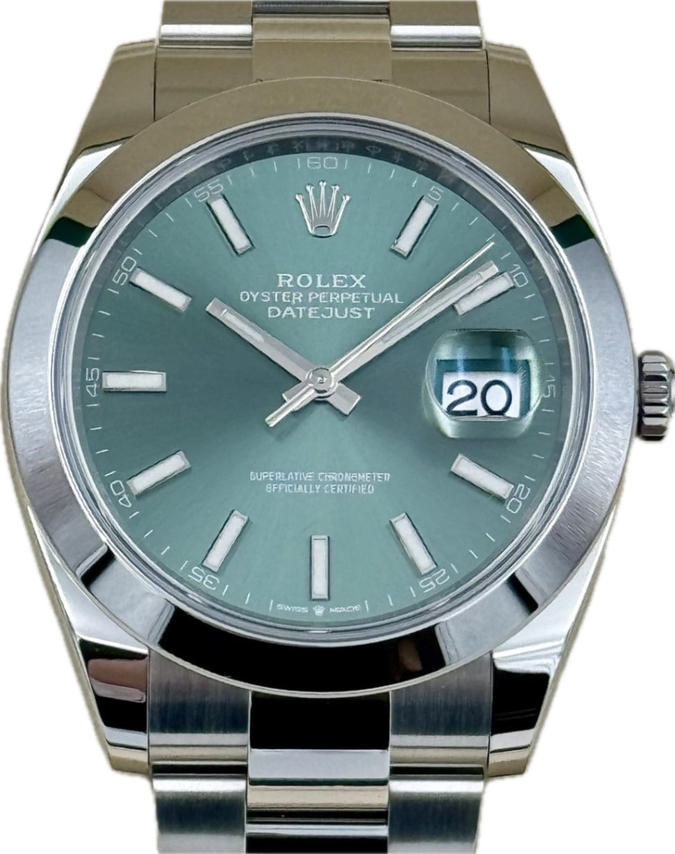 ROLEX(ロレックス) デイトジャスト41 126300 ミントグリーン SS 新品