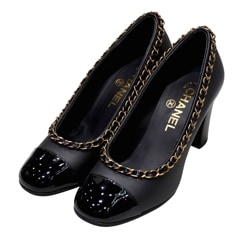 CHANEL(ͥ) ѥץ  ֥å 쥶 :351/2(22.5cm) A Ź