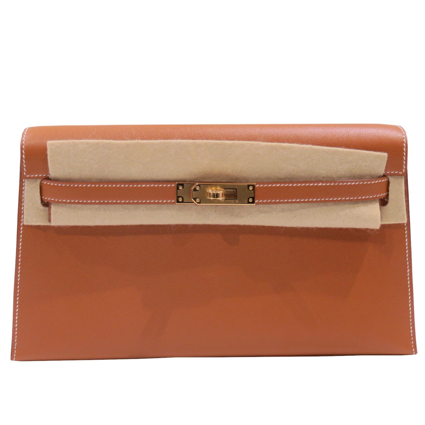 HERMES (エルメス) ケリーエラン ショルダーバッグ ゴールド(G金具 