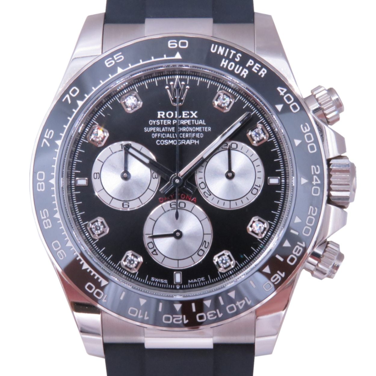 ROLEX(ロレックス) デイトナ 126519LN ブラック×スチール 8Pダイヤ