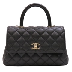 CHANEL (����ͥ�) �����ϥ�ɥ� XS(24) �ϥ�ɥХå� ���������Хå� �֥�å�(SG���) ����ӥ������� ���A F242 ���Ź