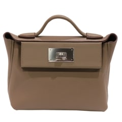 HERMES (エルメス) ヴァンキャトル24/24 ミニ(21) ハンドバッグ ショルダーバッグ エトゥープ/SV金具 エヴァカラー/スイフト W刻印 未使用品 G179 銀座店