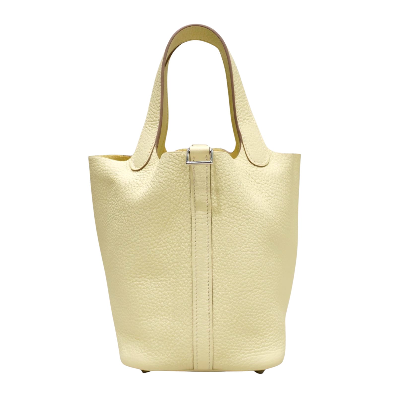 HERMES （エルメス) ピコタンロックPM ハンドバッグ ジョーヌミルトン 
