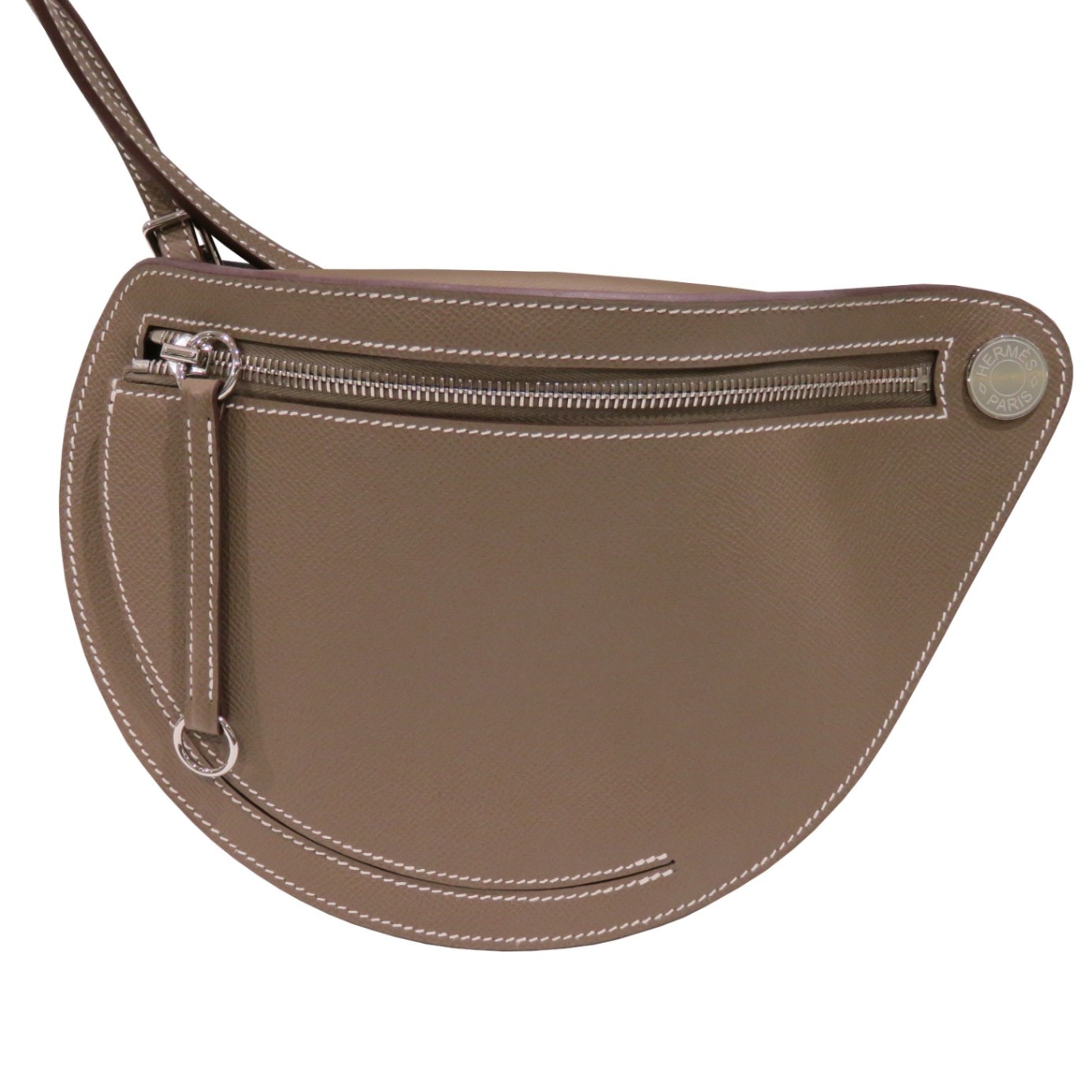 エルメス プティットコース エプソン エトープ SV金具 W刻印 新品未使用 HERMES (エルメス) プティット・コース ショルダーバッグ エトゥープ