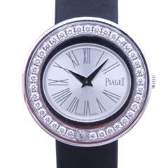 PIAGET(ピアジェ)/ポセション/G0A36187/シルバー/ベゼルダイヤ/2017.4月/箱一部劣化/中古美品/NAB-738（名古屋店）