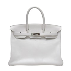 HERMES (エルメス) バーキン35 ハンドバッグ ブラン(SV金具) トリヨン X刻印 ランクA G149 銀座店