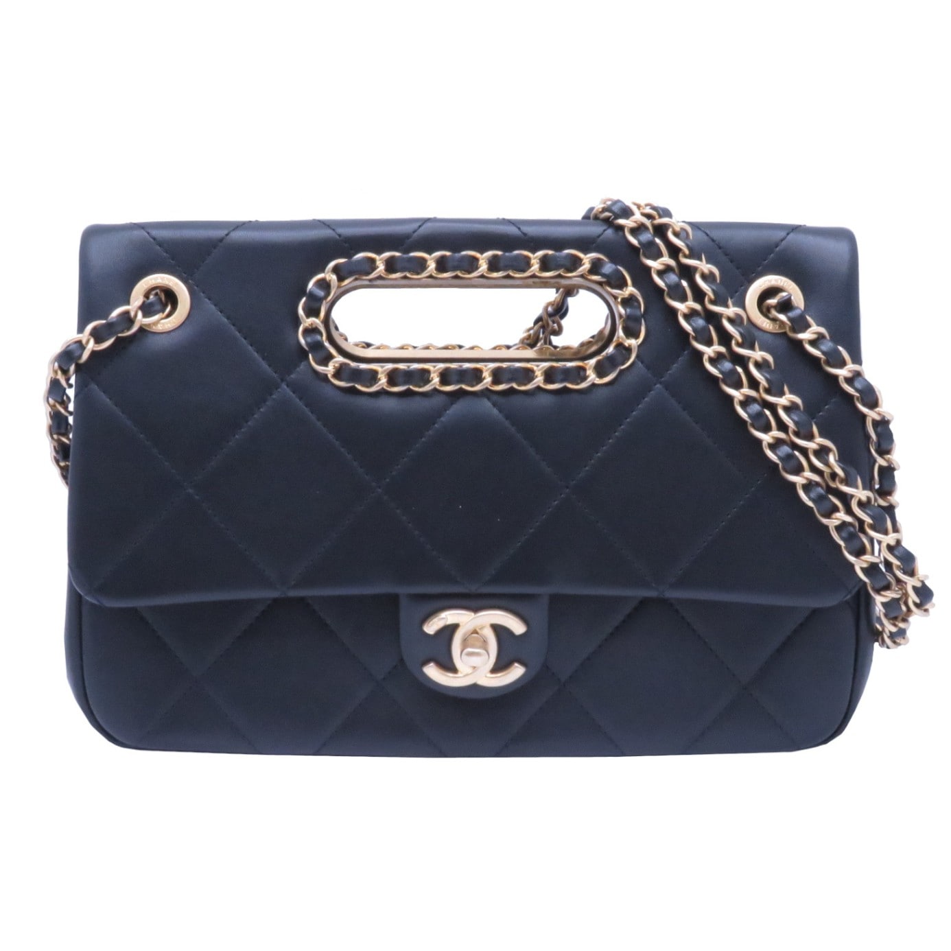 CHANEL(シャネル)/2WAYチェーンショルダークラッチマトラッセ/AS1466  