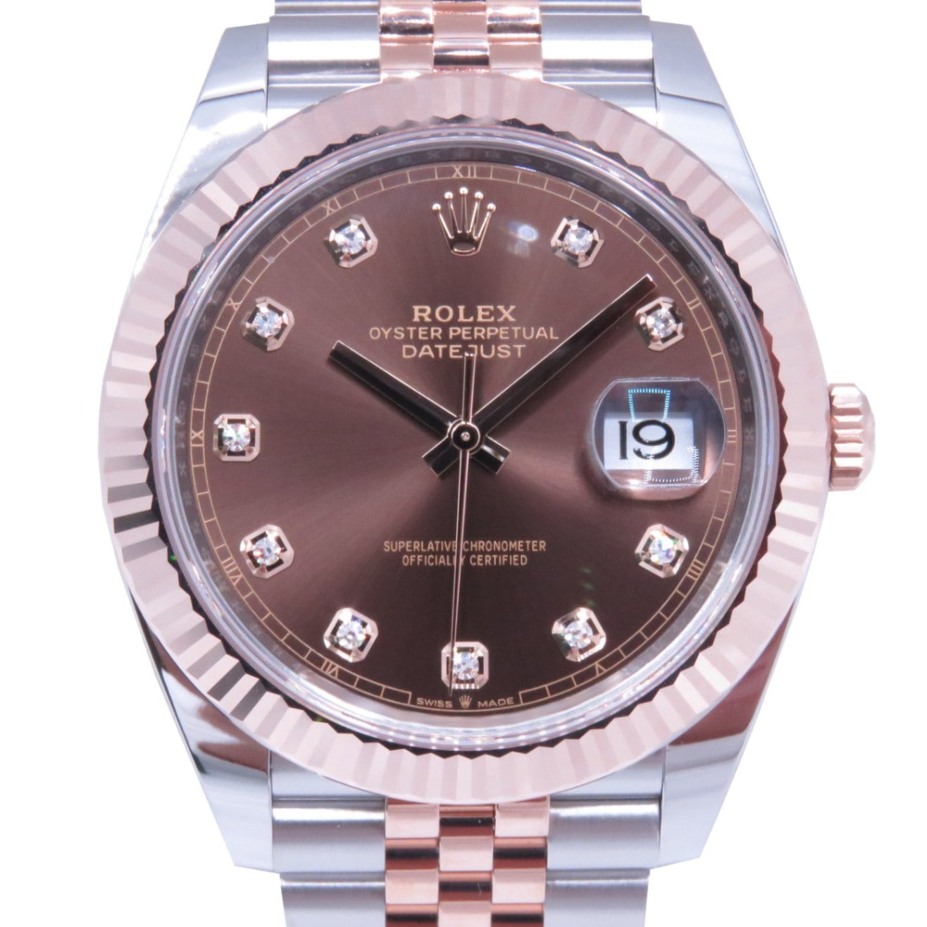 ROLEX(ロレックス)/デイトジャスト41/126331/チョコレート/10Pダイヤ