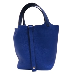 HERMES (エルメス) ピコタンロック タッチPM ハンドバッグ トートバッグ ブルーロワイヤル(SV金具) トリヨン/オーストリッチ Z刻印 未使用 F205 銀座店