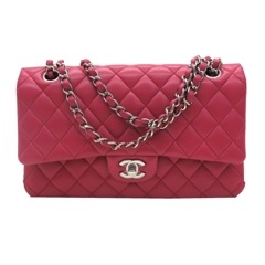 CHANEL(シャネル) マトラッセ25 Wフラップチェーンショルダー ピンク ラムスキン ランクAB（上野店）