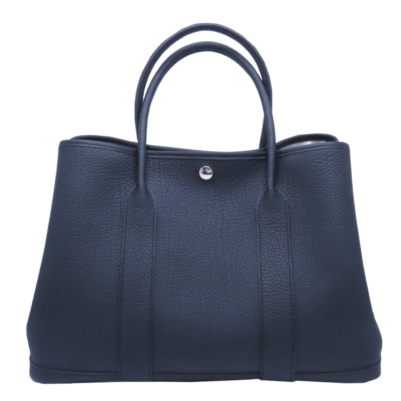 HERMES(エルメス)/ガーデンパーティPM/ネゴンダ/ブラック/SV金具/W刻 