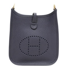 HERMES （エルメス) エヴリンTPM ショルダーバッグ ブルードプリュス(G金具) トリヨン W刻印 未使用 H200 銀座店