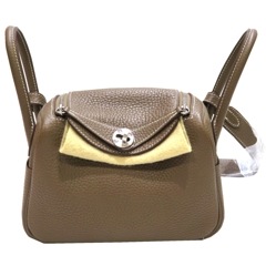 HERMES (エルメス) リンディミニ20 エトゥープ(SV金具) トリヨン 未使用 H3 銀座店