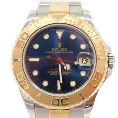 ROLEX（ロレックス）ヨットマスター　168623　ブルー　3駒調整　A番(1999年)　本体のみ　UG-201（上野店）