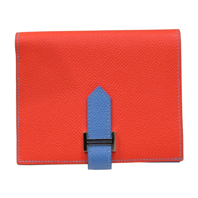 【2024/2025AW 新作/オレンジ★】HERMES ベアン 折りたたみ財布 HERMES (エルメス) ベアンコンパクト 財布 折財布 オレンジ
