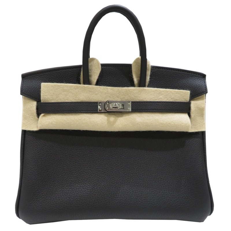 HERMES (エルメス) バーキン25 ブラック(シルバー金具) トゴ W刻印