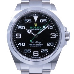 ROLEX(ロレックス)/エアキング/126900/ブラック/2023.5月/未使用/NAC-38（名古屋店）