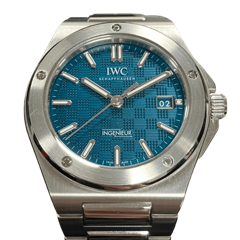 IWC(アイダブルシー)　IW328903　インヂュニア・オートマティック40　アクアグリーン文字盤　2024.10月　中古美品　AL-200（中野店）