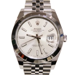ROLEX(ロレックス) デイトジャスト41 腕時計 126300 ホワイト SS ジュビリー 未使用 P-040 銀座店