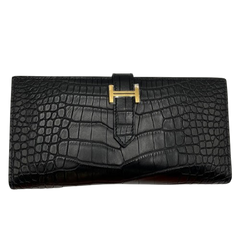 HERMES (エルメス)　エルメス　ベアンスフレ　アリゲーター　BK×G金具　W刻印　中古品　AL-432（中野店）