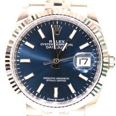 ROLEX(ロレックス) デイトジャスト36 腕時計 126234 ブルー ジュビリー SS/WG 付属品完品 新品同様 N-179 銀座店