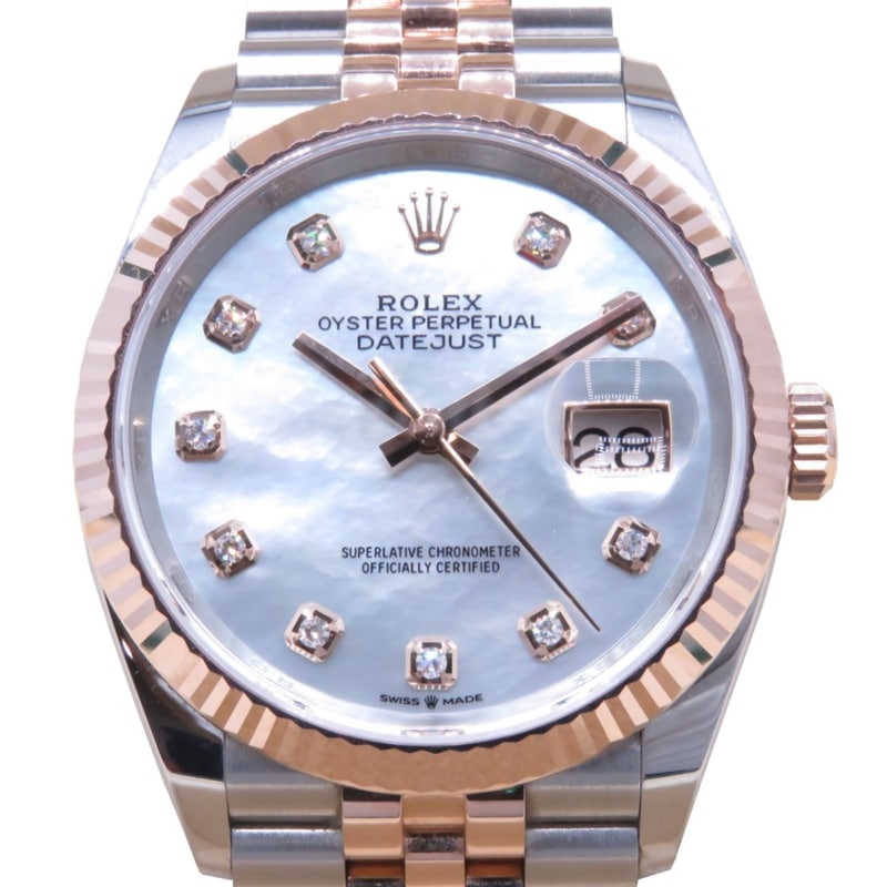 ROLEX(����å���)/�ǥ��ȥ��㥹��36/126231NG/�ۥ磻�ȥ�����/10P������/����ӥ꡼/2022.1��/���A/NAC-80��̾�Ų�Ź��