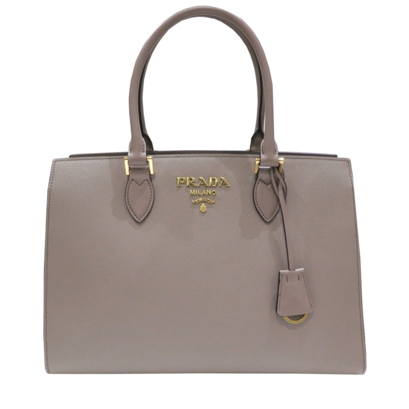 PRADA(プラダ) サフィアーノ2Wayハンドバッグ 1BA228 グレージュ 