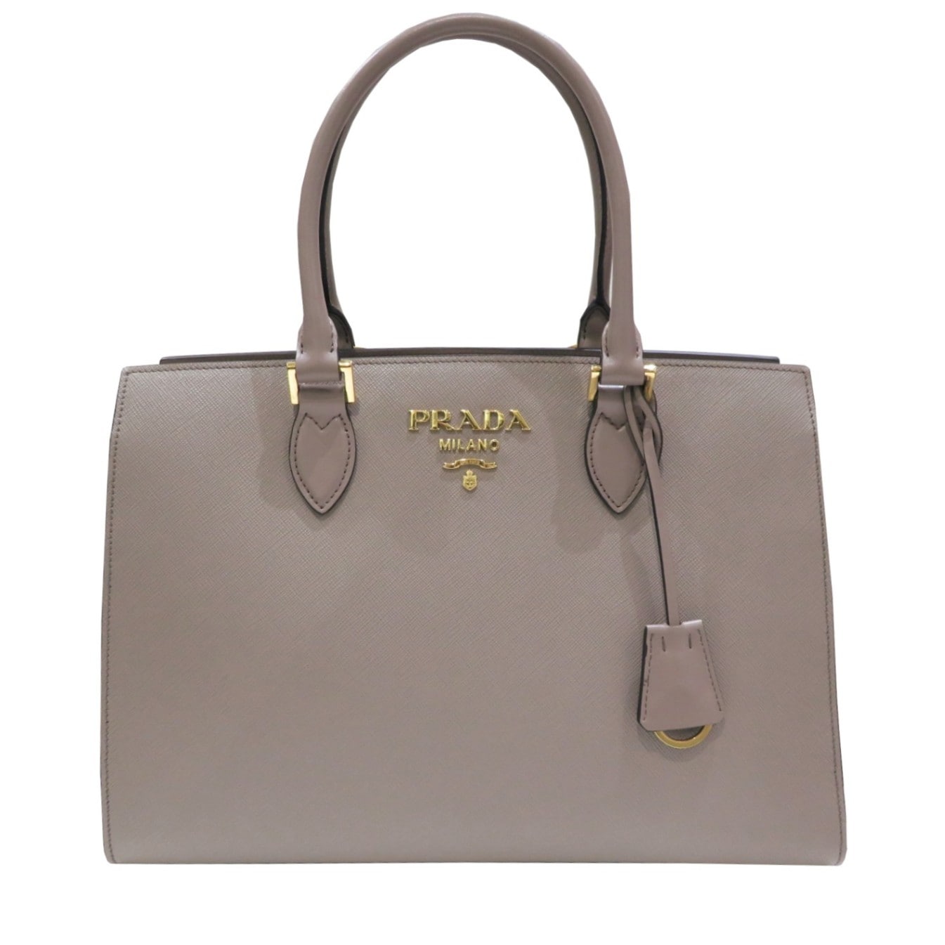 PRADA(プラダ) サフィアーノ2Wayハンドバッグ 1BA228 グレージュ 