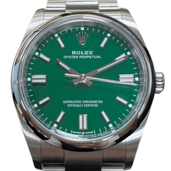 ROLEX(ロレックス) 126000　オイスタパーペチュアル36　グリーン　中古美品　AL-209（中野店）