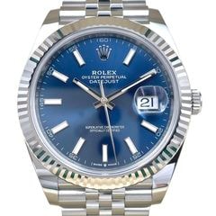 ROLEX(å) ǥȥ㥹41 126334 ֥饤ȥ֥롼 ӥ꡼ 2022ǯ5 Ʊ ST-83 (ضŹ)