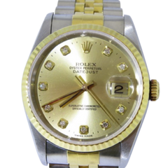 ROLEX(ロレックス)　デイトジャスト　16233G(T番)　シャンパン　1998.3月　中古品　UG-293　上野店