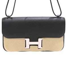 HERMES (エルメス) コンスタンスエラン ミロワール ショルダーバッグ ブラック/シルバー金具 エプソン B刻印 未使用 P38 銀座店